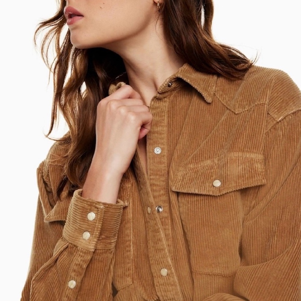 Denim Forum corduroy shirt